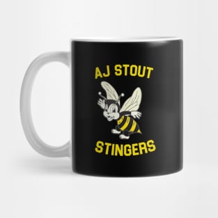 AJ Stout Elementary Stingers 80s Mug